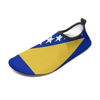 Calculay Bosnia and Herzegovina Flag Water Shoes, Beach Shoes for Men and Women, Swimming Pool Yoga, Surfing Sneakers