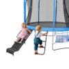 3-Step Universal Trampoline Ladder with Slide  Wide Non-Slip Steps, Easy Climb & Fun Slide for Kids  Heavy-Duty Trampoline Accessories for Safe Play, Fits Most Trampolines view 2