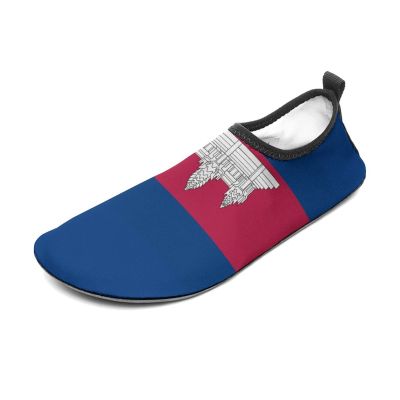 Cambodia Flag Water Shoes, Beach Shoes for Men and Women, Swimming Pool Yoga, Surfing Sneakers