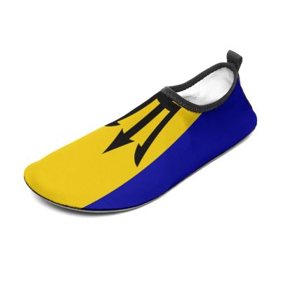 Calculay Barbados Flag Water Shoes, Beach Shoes for Men and Women, Swimming Pool Yoga, Surfing Sneakers