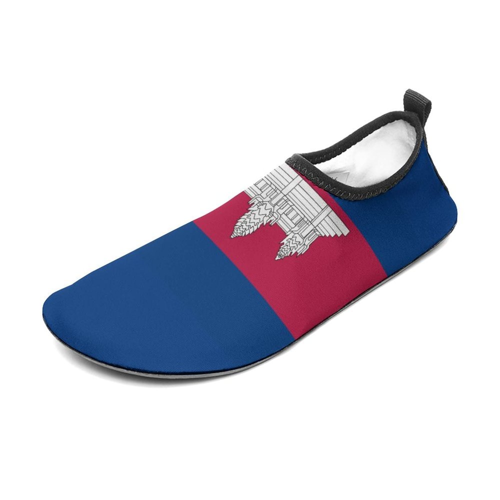 Cambodia Flag Water Shoes, Beach Shoes for Men and Women, Swimming Pool Yoga, Surfing Sneakers
