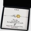 Gift for Wife on Anniversary, Personalized Gift for Her, Bracelet for Her, Jewelry for Wife from Husband on anniversary view 3