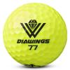 Diawings Max Distance Golf Balls for Maximum Distance, Anti Slice, Low Spin, Straight Shots | Half Dozen X 2, 12 Balls | White, Pink, Orange, Yellow (Yellow) view 2
