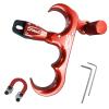 xxiaojun Compound Bow Aid Releaser and D Loop RopeAdjustable Can Rotate 360 Thumb Release Bow Aluminum Alloy AidsArchery Release Aids,for Outdoor Hunting,Adult Archery. view 1