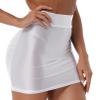 Jugaoge Women's 70D Shiny Package Pencil Skirt Glossy High Waist Party Dress Bodycon Miniskirts White Large view 1