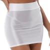 Jugaoge Women's 70D Shiny Package Pencil Skirt Glossy High Waist Party Dress Bodycon Miniskirts White Large view 3