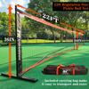 Hoverphenix Pickleball Set with Net for Driveway, Portable Regulation Size Pickleball Net System with Paddle Set of 4, Outdoor Pickleballs, Carry Bag, Weather Resistant Metal Frame view 3