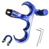 xxiaojun Compound Bow Aid Releaser and D Loop RopeAdjustable Can Rotate 360 Thumb Release Bow Aluminum Alloy AidsArchery Release Aids,for Outdoor Hunting,Adult Archery. view 1
