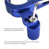 xxiaojun Compound Bow Aid Releaser and D Loop RopeAdjustable Can Rotate 360 Thumb Release Bow Aluminum Alloy AidsArchery Release Aids,for Outdoor Hunting,Adult Archery. view 2