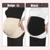 VOCOSTE 2 Pcs Maternity Belly Band, Belly Bands for Pregnant Women, Pregnancy Support Belly Belt Bands for Pregnancy and Postpartum, Black Beige, Size XXL view 4