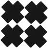 BlingKingdom 2 Pairs Black Cross Shape Nipple Covers Disposable Breast Covers Self-adhesive Sexy Nurse Pasties Stickers view 1