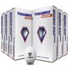 Diawings Max Distance Golf Balls for Maximum Distance, Anti Slice, Low Spin, Straight Shots | Half Dozen X 2, 12 Balls | White, Pink, Orange, Yellow (White) view 1