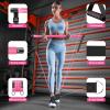 Pilates Bar Kit with Resistance Bands, Adjustable 3-Section Pilates Bar with Stackable Bands Workout Equipment for Legs,Hip,Waist and Arm Full Body Workouts Pilates (Pink(Adjustable,20/30/50lbs) view 4
