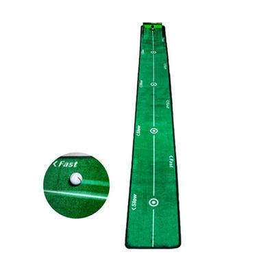 Auto Return Indoor Putting Practice Mat,Portable Mat with Auto Ball Return Function  Mini Golf Practice Training Aid, Game and Gift for Home, Office, Outdoor Use Made in Korea