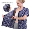 Mastectomy Recovery Shirt Post Surgery Shirt with Drain Management Pockets Unisex (CKC01-S) view 4