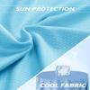 TACVASEN Women's Sun Protection Jackets UV Protection Hoodies Quick Dry Ligthweight with Thumb Holes, Light Blue, L view 4