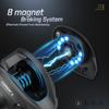 Piscifun Torrent II Baitcasting Fishing Reel, 20LB Carbon Fiber Drag Baitcasters, 8.1:1 Gear Ratio & Magnet Braking System Low Profile Casting Reel, Right Handed view 4