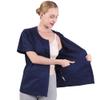 Post Surgery Shirt Recovery Clothes Mastectomy Shirt Rehab Shirts with Drain Management Pockets Unisex (CKC02-S) view 1
