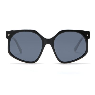 DUCO Retro Oversized Hexagonal Polarized Sunglasses for Women Men Trendy Shades UV400 Protection Designer Sun Glasses DC1108