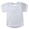babyhealthy Kids Baseball Jersey Button Down Hip Hop Personalized Sport T Shirts Tops for Boys Girls Grey view 2