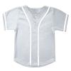 babyhealthy Kids Baseball Jersey Button Down Hip Hop Personalized Sport T Shirts Tops for Boys Girls Grey view 1