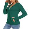 TACVASEN UV Shirts for Women Sun Hoodies Cooling UPF 50+ Quick Dry Light Jackets Hiking Outdoor, E-Green, M view 1