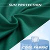 TACVASEN UV Shirts for Women Sun Hoodies Cooling UPF 50+ Quick Dry Light Jackets Hiking Outdoor, E-Green, M view 4