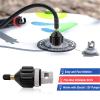 2Pack SUP Pump Adaptor, Universal Inflatable Boat SUP Pump Converter Air Valve Adapter Pumping Head Connector for Stand Up Paddle Board/Dinghy/Paddling Pool/Kayak/Inflator Bed/Rowing Boat (Black) view 3