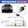 2Pack SUP Pump Adaptor, Universal Inflatable Boat SUP Pump Converter Air Valve Adapter Pumping Head Connector for Stand Up Paddle Board/Dinghy/Paddling Pool/Kayak/Inflator Bed/Rowing Boat (Black) view 4