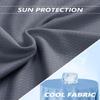 TACVASEN Women's Sun Shirts Sun Protection Long Sleeve Shirt with Hoodies UPF 50+ Outdoor Hiking, Dark Gray, XL view 4