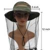 COUVER Mosquito Insect Beekeeping Bucket Hat with 12" Long Net for Gardening, Fishing & Outdoor, Size S (22") view 2
