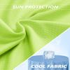 TACVASEN SPF Jackets for Women with Pockets Sun Protection Traveling Rash Guard Hoodie Shirts, F-Green, S view 4