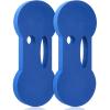Lewtemi 2 Packs Water Exercise Discs Hand Held Water Weight Exercise Equipment Pool Exercise Equipment for Adults Water Aerobics Resistance Training, Blue view 1
