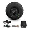 350W Brushless Geared Hub Motor With 14.5 Inch 145/70-6 Off Road Tire For Electric Trolley Wheelbarrow Scooter(24V 350W) view 1