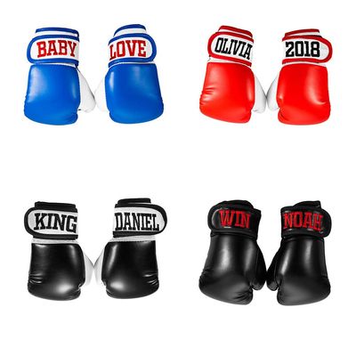 Custom Embroidery Kids Boxing Gloves with Name Youth Sparring Punching Boxing Training Gloves for Boys Girls