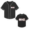 Toddler Baseball 1st Birthday Shirt Baby Boy Rookie of The Year One Year Old Gift V Neck Shirt Button Tee (Black One,12 Months,12 Months,US,Age,Toddler,Male) view 1
