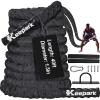 Battle Ropes for Home Gym Exercise - 1.5 Inch Diameter 40FT Length Workout Rope Training Exercise Ropes with Protective Sleeve, Heavy Battle Rope for Workout Exercise Fitness & Strength Training view 1