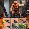 Battle Ropes for Home Gym Exercise - 1.5 Inch Diameter 40FT Length Workout Rope Training Exercise Ropes with Protective Sleeve, Heavy Battle Rope for Workout Exercise Fitness & Strength Training view 3