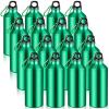 CHENGU 16 Pack Aluminum Water Bottles 20 Oz Blank Reusable Water Bottles Lightweight Aluminum Gym Travel Bottle Leak Proof Team Customized Bottles for Bike Bicycle Camping(Green) view 1