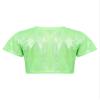 Mufeng Kids Boys Girls Shiny Metallic Crop Tank Top Jazz Hip Hop Dance Costumes Club Party Music Festival Dance Wear Metallic G 9-10 Years view 2