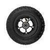 8Inch Inflated Wheel Off-road Tire With Blue Black Hollow Out Aluminium Alloy Hub For Mountain Skateboard Scooter(black) view 4
