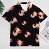 BAIKUTOUAN Cute Cartoon Axolotl Men's Short Sleeve Polo-Shirt Casual T-Shirts Slim Fit Summer Tops 2XL view 3