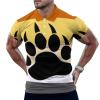 BAIKUTOUAN Gay Bear Men's Short Sleeve Polo-Shirt Casual T-Shirts Slim Fit Summer Tops 5XL view 1