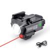 COSMOING Red Laser Light Combo, 800 Lumen USB Rechargeable Gun Flashlight Laser Sight Combo with Strobe Function for Pistol Handgun Rifles with Picatinny Rail Mount view 1