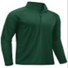 TACVASEN Running Shirts for Men Long Sleeve Uv Protection Shirts for Athletic Summer Tops for Mens Performance Rash Guard Dark Green M view 1
