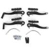 HERCHR V Brake Set, Front/Rear Bike Brake Universal Bicycle Linear Pull V Brakes Bike Brake Levers, Black Bicycle Brake Long Arm Bicycle v Brake Set Bike v Brake Kit Cycling V Brakes (1 Pairs) view 1