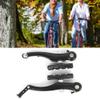 HERCHR V Brake Set, Front/Rear Bike Brake Universal Bicycle Linear Pull V Brakes Bike Brake Levers, Black Bicycle Brake Long Arm Bicycle v Brake Set Bike v Brake Kit Cycling V Brakes (1 Pairs) view 3