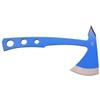 Perfect Point Throwing Axes  Set of 2 - Blue and Satin Finish Stainless Steel Blades w/Blue Stainless Steel Handles, Nylon Sheath, Full Tang, Well Balanced, Throwing Sport Axes  PP-107BL-2 view 3