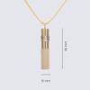 Advanced Tachyon Technologies Freedom Pendant | (Gold) | Stylish Energy Harmonizer/Neutralizer/Shield for Men & Women view 4