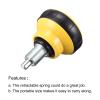 uxcell M16 Pull Pin Spring Knob Replacement Parts for Home Fitness Height Adjustment Screws Equipment Black Yellow view 3